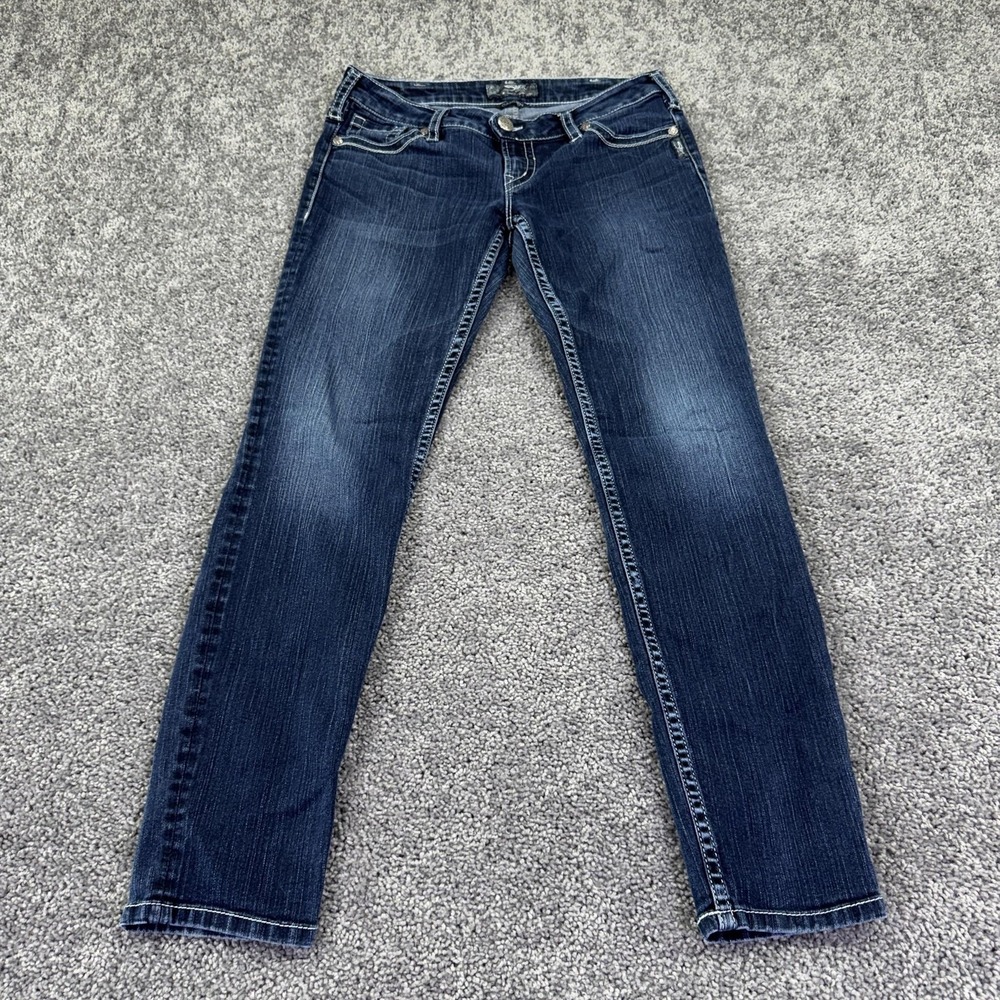 Silver Jeans Co. Jeans Womens 31x31 Blue Camden Slim Straight Stretch Denim